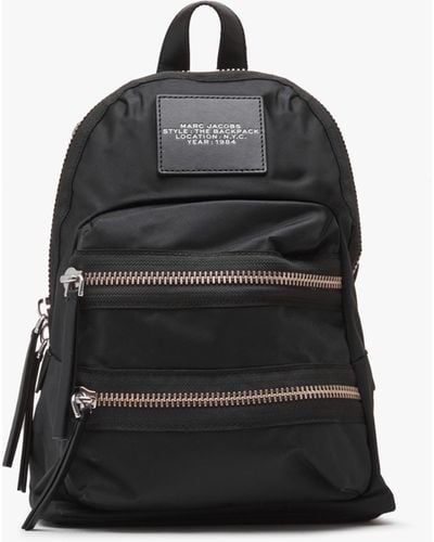 Marc Jacobs The Biker Black Nylon Medium Backpack