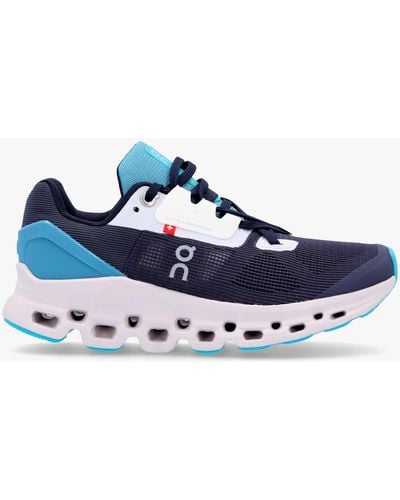 On Shoes Women's Cloudstratus Iron Frost Trainers - Blue