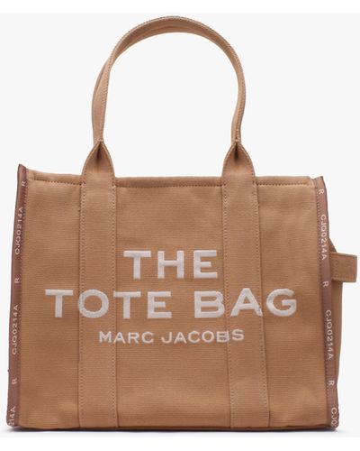 Marc Jacobs The Jacquard Large Camel Tote Bag - Natural