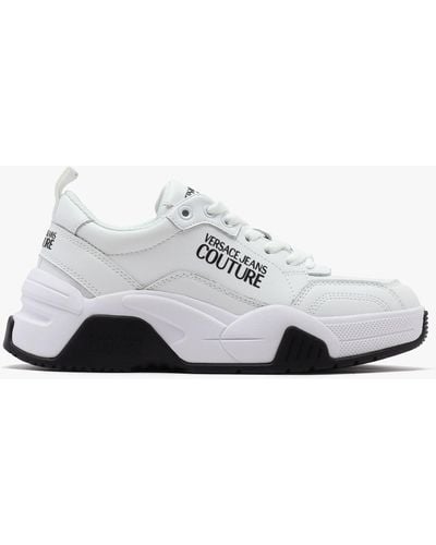 Versace Jeans Couture Stargaze White Leather Sneakers