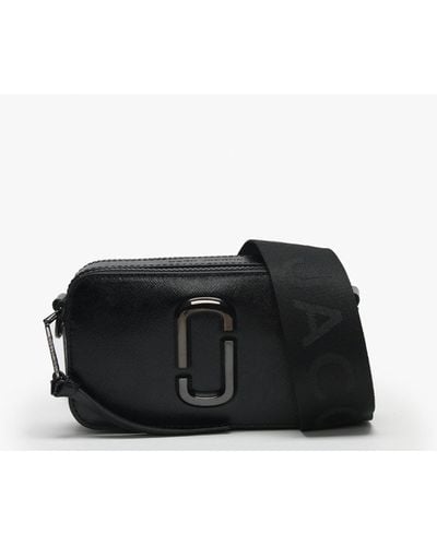 Marc Jacobs The Snapshot Dtm Black Leather Camera Bag
