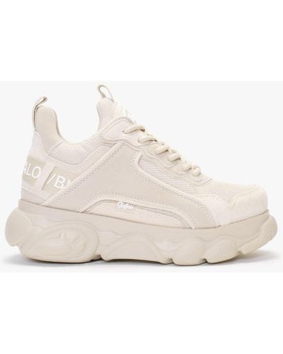Buffalo Cld Chai Vegan Cream Chunky Sneakers - White