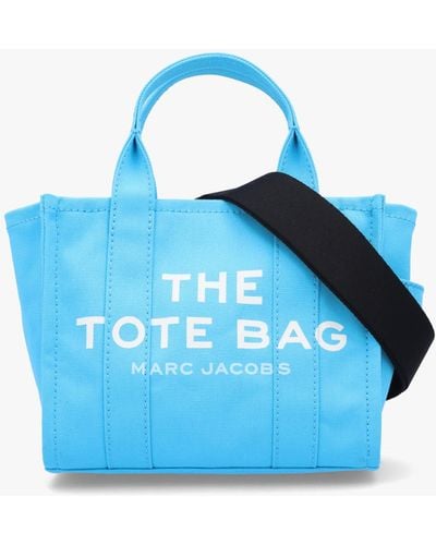 Marc Jacobs The Canvas Small Aqua Tote Bag - Blue