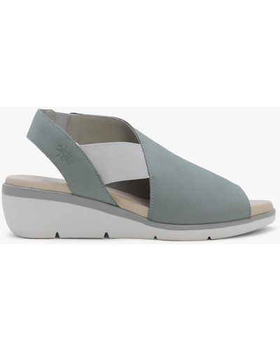 fly london silver sandals