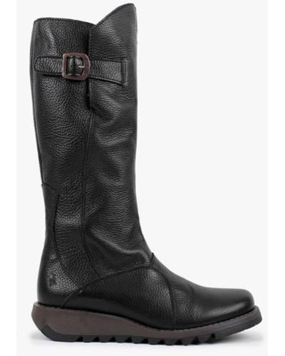 FLY London Women's RHEA042FLY Over-The-Knee Boot, Diesel, 3 UK:  : Fashion
