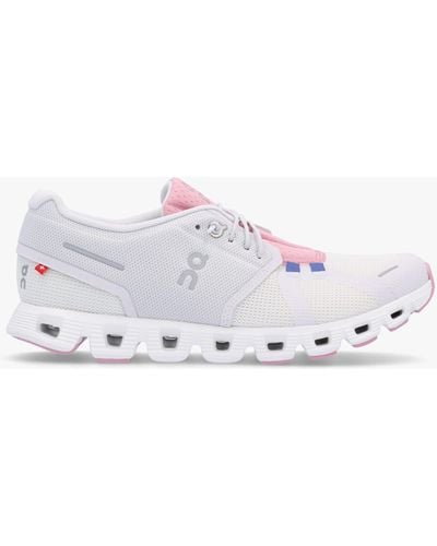 On Shoes Women's Cloud 5 Push Ivory Blossom Trainers - White
