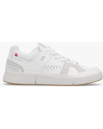 On Shoes Women's The Roger Clubhouse White Sand Trainers