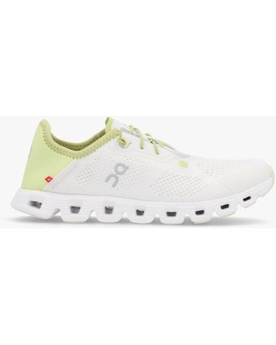 On Shoes Cloud 5 Coast Ivory Acacia Sneakers - White