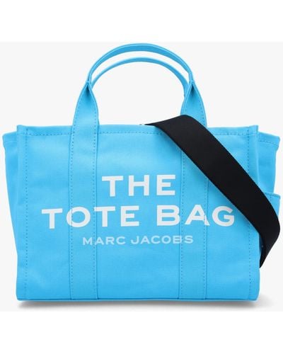 Marc Jacobs The Canvas Medium Aqua Tote Bag - Blue