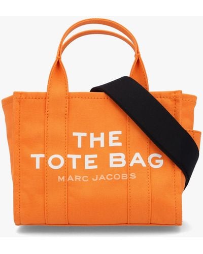 Marc Jacobs The Canvas Small Tangerine Tote Bag - Orange