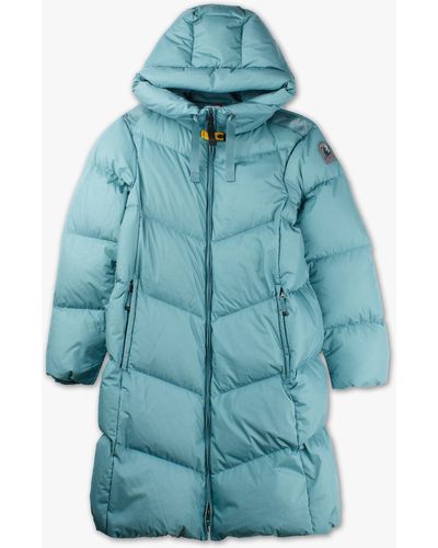 Parajumpers Rindou Feather Puffer Coat - Blue