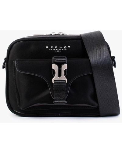 Replay Black Eco Cross-body Bag