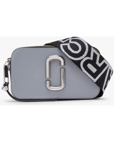 Marc Jacobs The Snapshot Wolf Gray Multi Leather Camera Bag