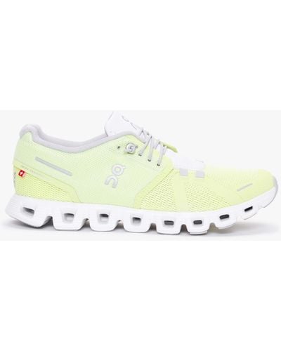 On Shoes Cloud 5 Hay Frost Trainers - Yellow