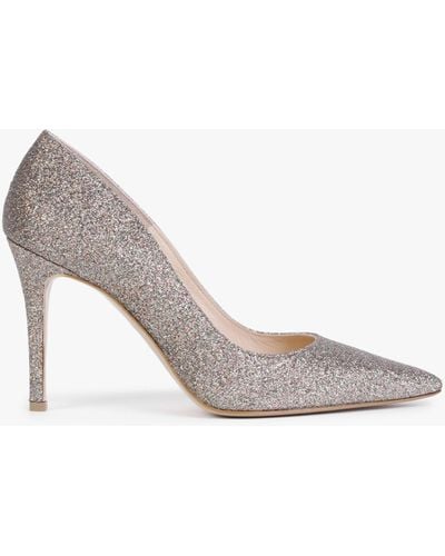 Daniel Acourt Multicoloured Glitter High Heel Court Shoes - Grey