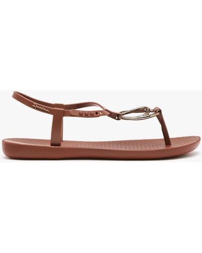 Ipanema Charm Loop Bronze Sandals - Brown