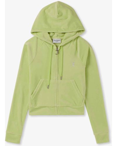 Juicy Couture S Madison Hoodie With Diamonte - Green