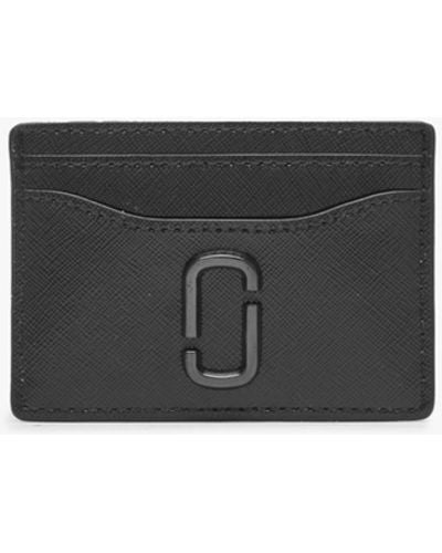 Marc Jacobs The Utility Snapshot Dtm Black Leather Card Case