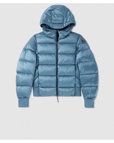 Parajumpers S Mariah Glossy Down Puffer Jacket - Blue