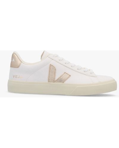 Veja Women's Campo Chromefree Leather Extra White Platine Sneakers