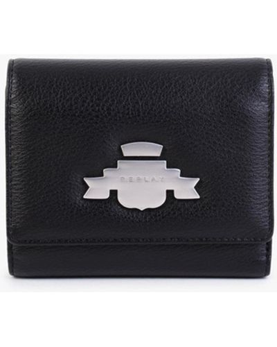 Replay Black Trifold Wallet