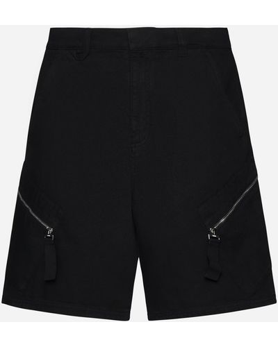 Jacquemus Marrone Cotton Shorts - Black