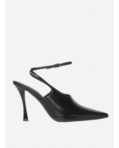 Givenchy Show Patent Leather Slingback Court Shoes - White