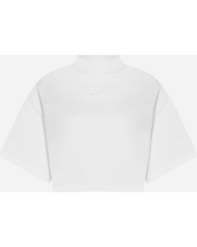 Reebok Cropped Vector T - White