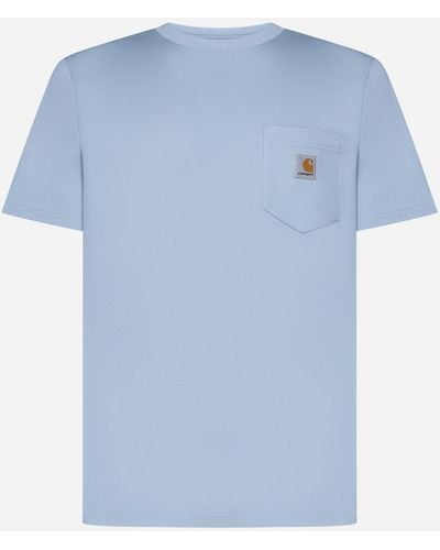 Carhartt Chest Pocket Cotton T-shirt - Blue
