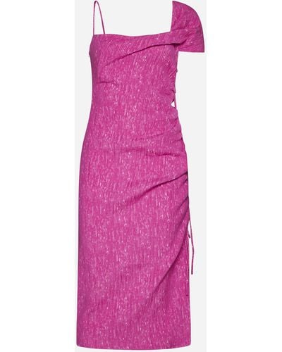 Stine Goya Annete Cotton-blend Dress - Pink