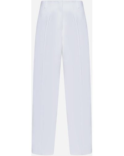 Jacquemus Ovalo Trousers - White