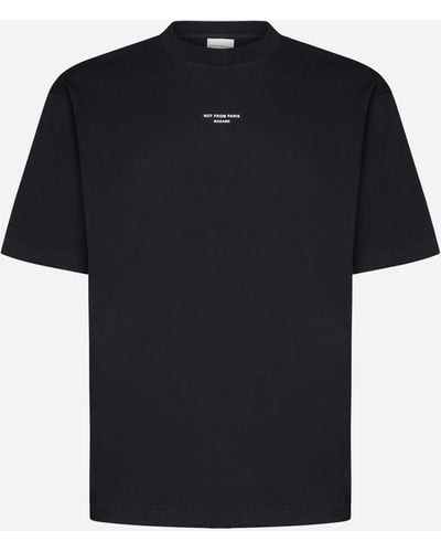 Drole de Monsieur Nfpm Cotton T-shirt - Black