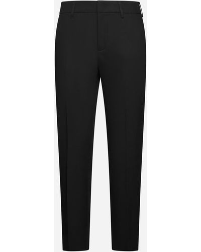 PT Torino New York Stretch Cotton Trousers - Black