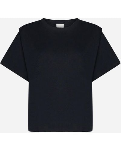 Isabel Marant Zelitos Cotton T-shirt - Blue