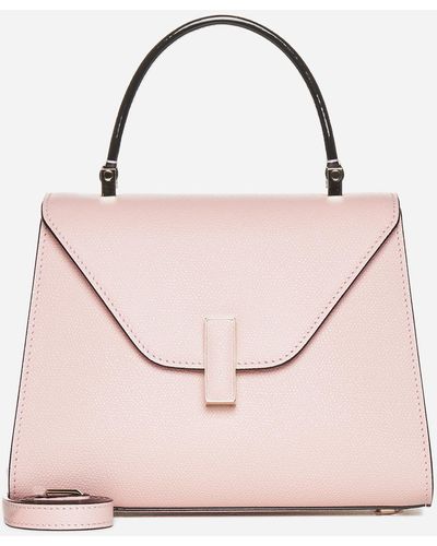 Valextra Iside Mini Leather Bag - Pink