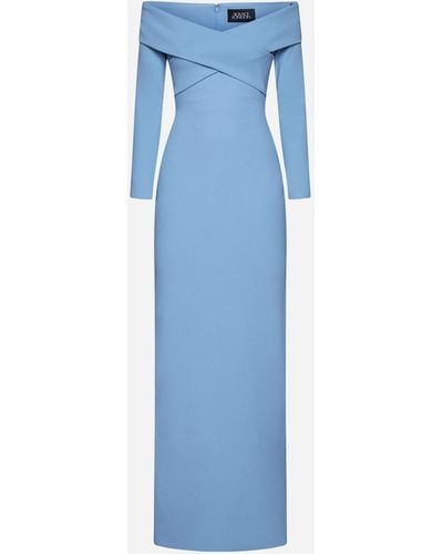 Solace London Galia Maxi Dress - Blue