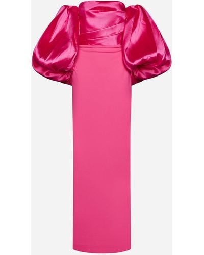 Solace London Carmen Maxi Dress - Pink
