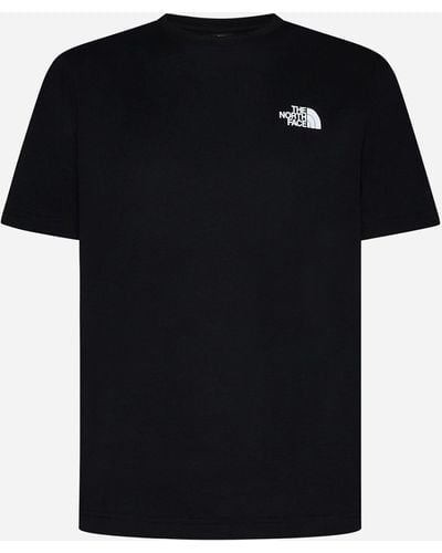 The North Face Logo Cotton T-Shirt - Black