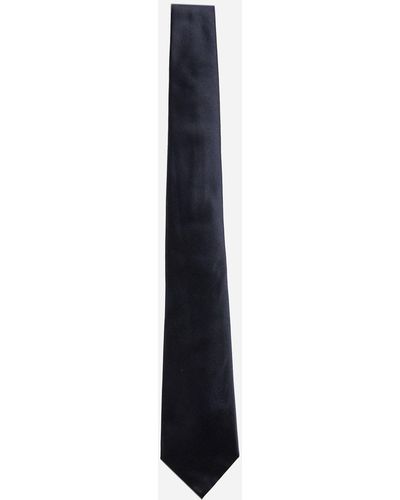 Giorgio Armani Silk Tie - White