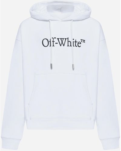 Off-White c/o Virgil Abloh Logo Cotton Hoodie - White