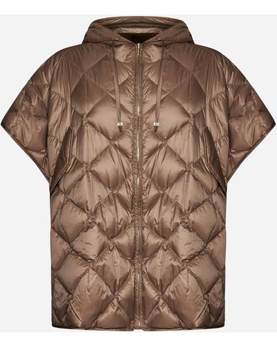 Max Mara The Cube Treman Quilted Nylon Down Jacket - Brown