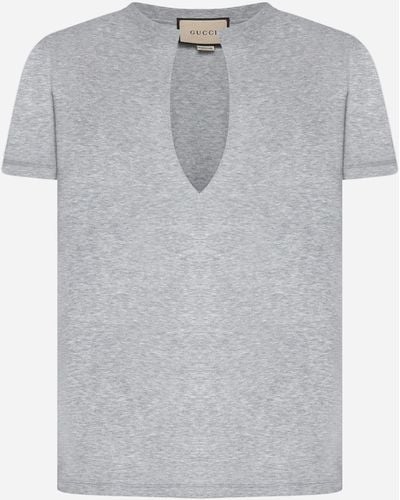Gucci Cotton T-shirt - Grey