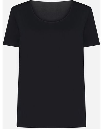 Wolford Aurora Modal T-Shirt - Black