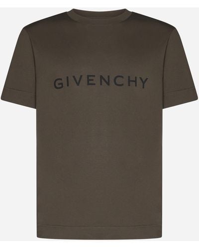 Givenchy Logo Cotton T-shirt - Green