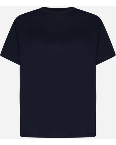 Studio Nicholson Marine Cotto T-shirt - Blue