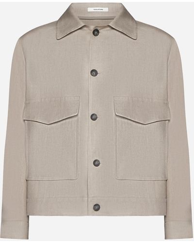 Tagliatore Linen Jacket - Natural