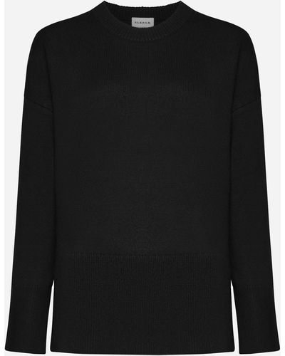 P.A.R.O.S.H. Loto Wool And Cashmere Sweater - Black