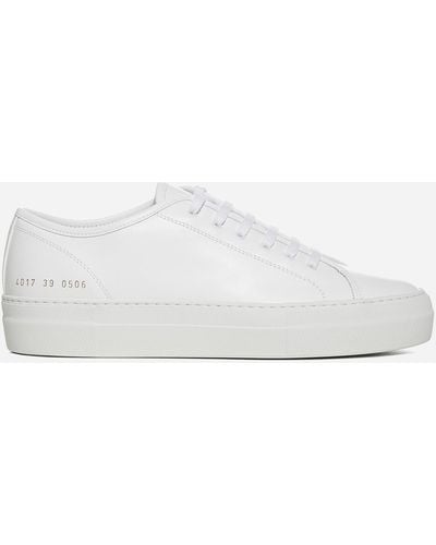 Common Projects Tournament Low Super Leather Trainers - White