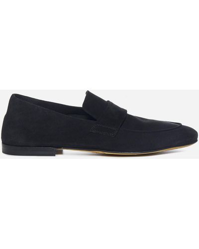 Officine Creative Airto 001 Suede Penny Loafers - Blue