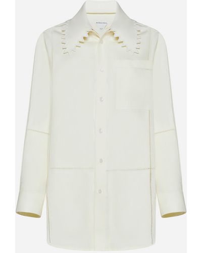 Bottega Veneta Linen Shirt - White